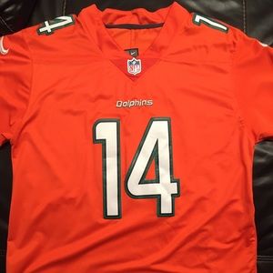 Orange Dolphins #14 Jarvis Landry Jersey